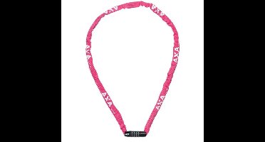 Kettingslot AXA Rigid RCC code 120/3,5 - roze (winkelverpakking)