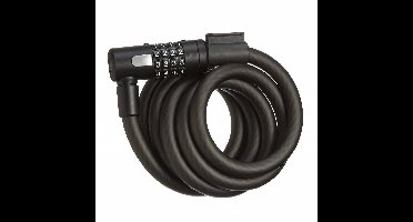 Kabelslot Axa Newton 180/15 code met houder - zwart (op kaart)