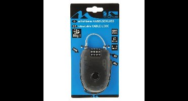 M-Wave Kabelslot Oprolbare Staalkabel Ø 2.4 x 90cm