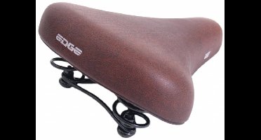 Fietszadel Edge City Retro - Donkerbruin