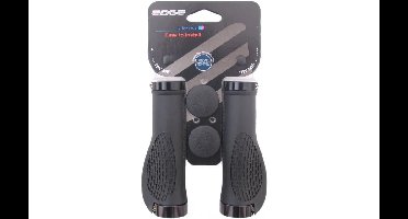 Handvatset Edge Ergo City - 130mm - Dubbele Lockring - Zwart