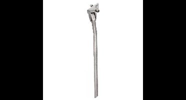 Fietsstandaard Simson Basic smalle plaat 28 inch - zilver