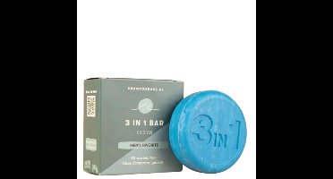 3-in-1 Bar Ocean Haar, Lichaam en Gezicht - 60g