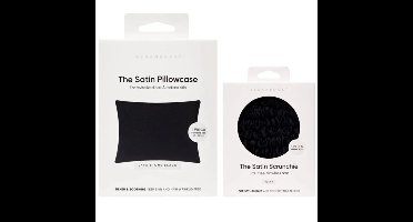 Satin Sleepy Set - Black