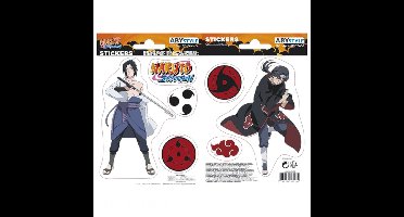 NARUTO SHIPPUDEN - Stickers - 16x11cm/ 2 sheets - Sasuke/ Itachi