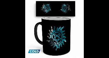 SUPERNATURAL - Heat Change Mug - 320 ml - Sam & Dean Symbol