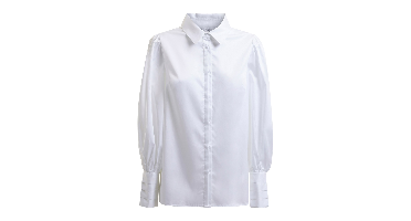 Guess LS Ravin Poplin Blouse Dames Wit - Maat XS - Kleur: Wit | Soccerfanshop
