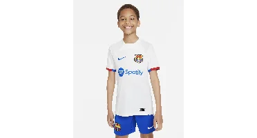 FC Barcelona Shirt Uit Junior 2023/2024 - Maat 122 - Kleur: RoodWitBlauw | Soccerfanshop