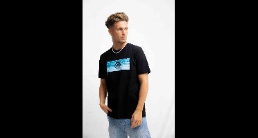 Cruyff Prima T-Shirt Heren Zwart - Maat S - Kleur: Zwart | Soccerfanshop