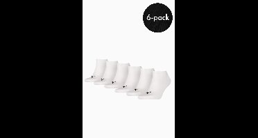 Puma Sneaker Sokken 6-Pack Wit - Maat 47/49 - Kleur: Wit | Soccerfanshop