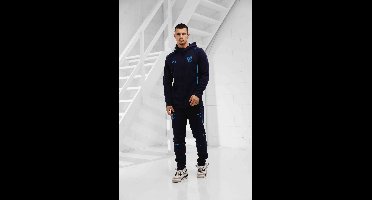 Manchester City Casuals Hooded Trainingspak Senior 2024/2025 - Maat XL - Kleur: Donkerblauw | Soccerfanshop