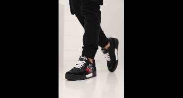 Dsquared2 79203 Sneakers Kids Zwart/Zwart - Maat 37 - Kleur: Zwart | Soccerfanshop