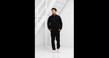 Cruyff Cotton Ripstop Trainingspak Heren Zwart - Maat S - Kleur: Zwart | Soccerfanshop