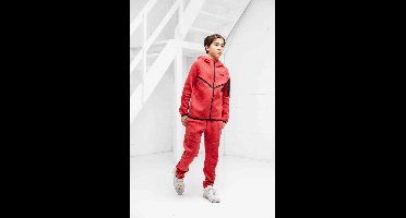 Nike Tech Fleece Trainingspak Kids Rood - Maat 128 - Kleur: Rood | Soccerfanshop