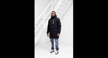 Cruyff Long Parka Winterjas Heren Zwart - Maat XS - Kleur: Zwart | Soccerfanshop