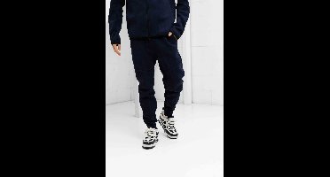 Nike Tech Fleece Trainingsbroek Heren Donkerblauw - Maat S - Kleur: Donkerblauw | Soccerfanshop