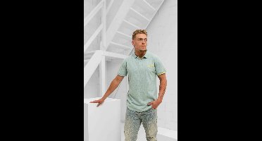Iceberg Basic Polo Heren Lichtblauw - Maat XL - Kleur: LichtblauwGeel | Soccerfanshop