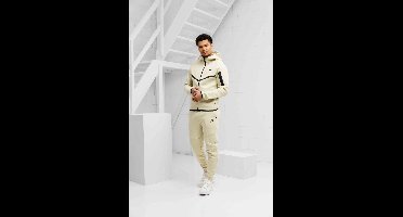 Nike Tech Fleece Trainingspak Heren Beige - Maat L - Kleur: Beige | Soccerfanshop