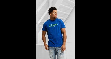 Iceberg Vertical T-Shirt Heren Blauw - Maat XL - Kleur: GroenBlauw | Soccerfanshop