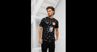 Nederland Pre-Match Shirt Senior 2025/2027 - Maat M - Kleur: Zwart | Soccerfanshop