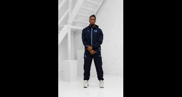 Manchester City Tech Woven Trainingspak Senior 2025/2026 Donkerblauw - Maat L - Kleur: DonkerblauwLichtblauw | Soccerfanshop