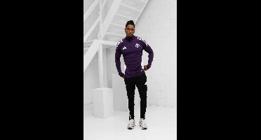 Manchester United 1/4 Zip Trainingspak Senior 2025/2026 - Maat M - Kleur: ZwartPaars | Soccerfanshop