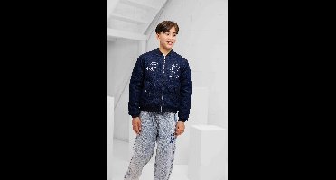 Kenzo Galaxy Embroidered Reversible Jacket Kids Donkerblauw - Maat 11/12 jaar - Kleur: DonkerblauwOranje | Soccerfanshop