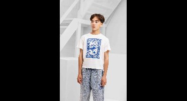 Kenzo Cosmic Fun T-Shirt Kids Wit - Maat 7/8 jaar - Kleur: WitBlauw | Soccerfanshop