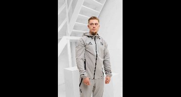 Real Madrid Vis Tech Trainingsjack Senior Grijs - Maat L - Kleur: Grijs | Soccerfanshop