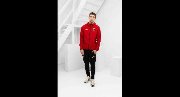 België Tiro Tech Trainingspak Senior 2026/2028 - Maat S - Kleur: RoodZwart | Soccerfanshop