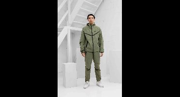 Nike Tech Woven Trainingspak Heren Donkergroen - Maat S - Kleur: Donkergroen | Soccerfanshop