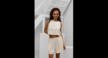 Guess Zoe Leaf Zomerset Dames Beige - Maat L - Kleur: Beige | Soccerfanshop
