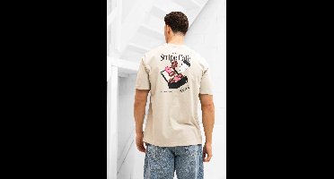 Adidas Coffee Cafe Donut Box Graphic T-Shirt Heren Beige - Maat L - Kleur: Beige | Soccerfanshop