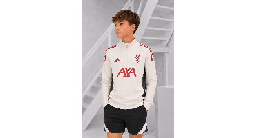 Liverpool Tiro 25 Competition Training Sweater Junior Wit - Maat 164 - Kleur: RoodWit | Soccerfanshop