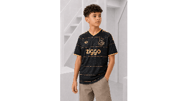 Ajax Shirt Uit Junior 2026-2027 Zwart/Oranje - Maat 140 - Kleur: ZwartOranje | Soccerfanshop