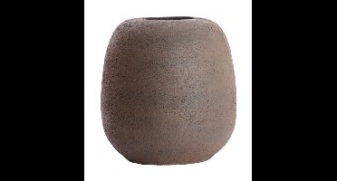 Light & Living Vaas Astrea 52cm - Donkerbruin - Rond