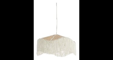Light & Living Hanglamp Tiffany Raffia, Ø50cm - Naturel/Crème - Rond