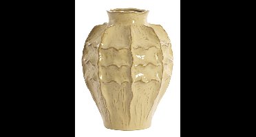 Light & Living Vaas Loseto Keramiek, 35cm - Lichtbruin - Rond