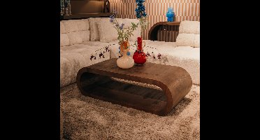 By-Boo Salontafel Elora Mangohout, 130 x 60cm - Bruin