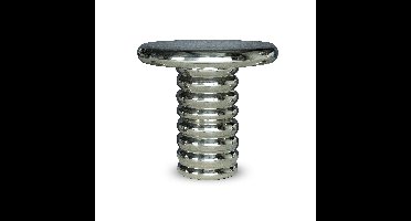 By-Boo Ronde Bijzettafel Chromeo 41cm