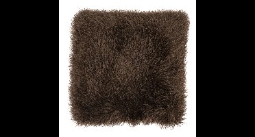 By-Boo Kussen Doodly 50 x 50cm - Donkerbruin