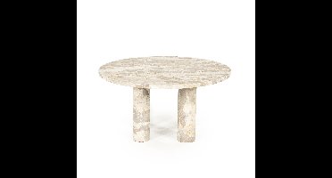 By-Boo Ronde Salontafel Marmo Marmer, 70cm - Beige