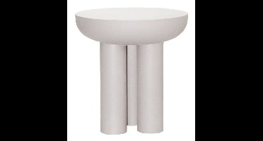 Brix Ronde Bijzettafel Jez 43cm - Off White Sand