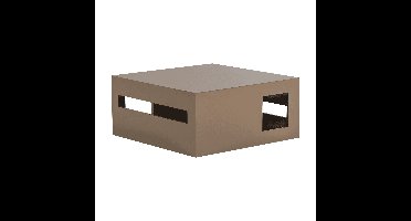 vtwonen Salontafel Modern 88 x 88cm - Zand - Vierkant