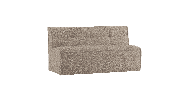 vtwonen Eetkamerbank Cluster Bouclé, 164cm - Khaki bruin