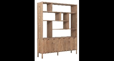 DTP Home Boekenkast Apollo Teakhout, 210 x 170cm - Bruin