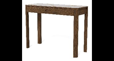 Bendt Sidetable Jawana Marmerlook en eikenfineer, 100cm - Beige