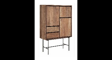 DTP Home Opbergkast Metropole Teakhout, 150 x 100cm - Naturel
