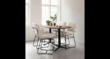 DTP Home Bartafel Soho Deens Ovaal, Teakhout, 160 x 90cm - Bruin