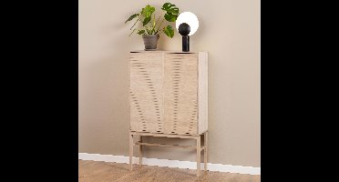 Bendt Opbergkast Sharalyn Eiken, 150 x 90cm - Wit